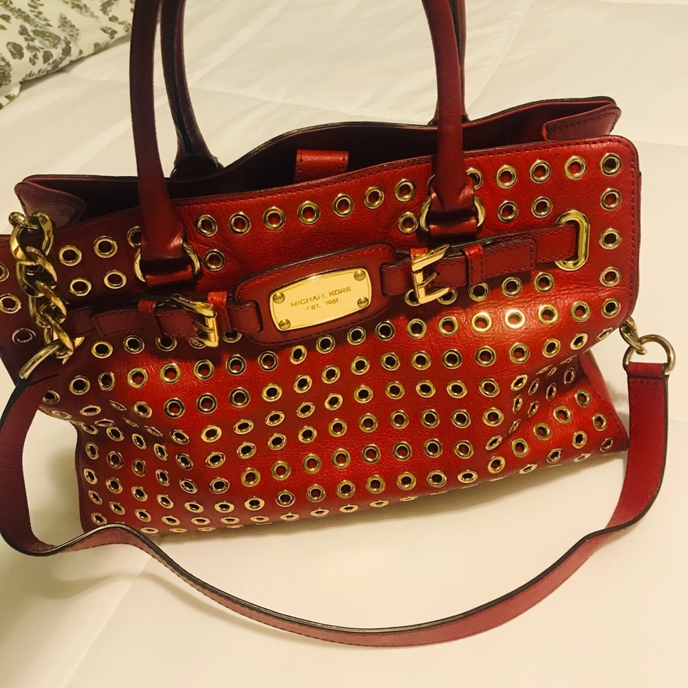 MK leather handbag